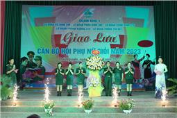 Giao lưu cán bộ hội phụ nữ giỏi năm 2023